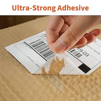 Adhesive label roll